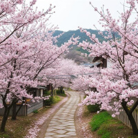 매화꽃에 뿌리를 둔 마을